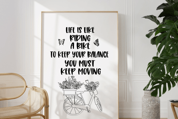 Review: Life is Like Riding a Bike Embroidery Design