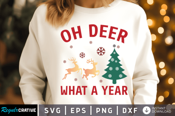 Review: Oh Deer What a Year SVG for Embroidery