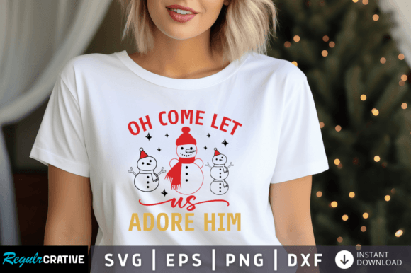 Reviewing the Oh Come Let Us Adore Him SVG for Embroidery